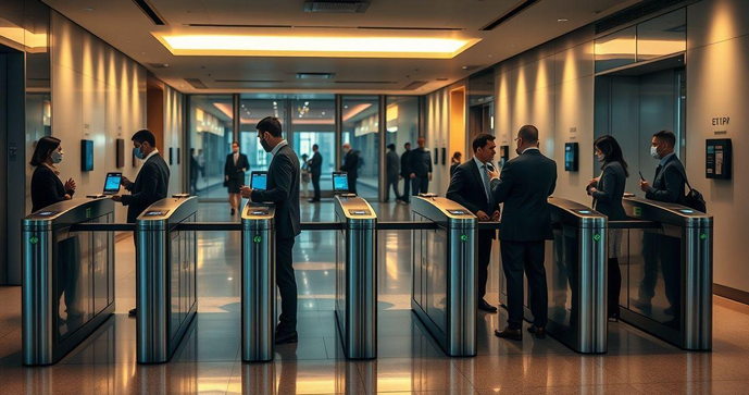 Controle de acesso de visitantes eficiente para segurança aprimorada